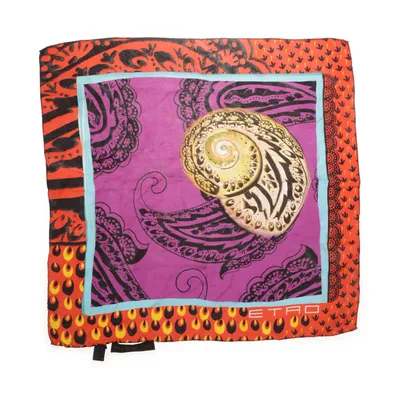 Zakdoek (Lila, Rood, Zwart, Meerkleurig) van Etro Zijde