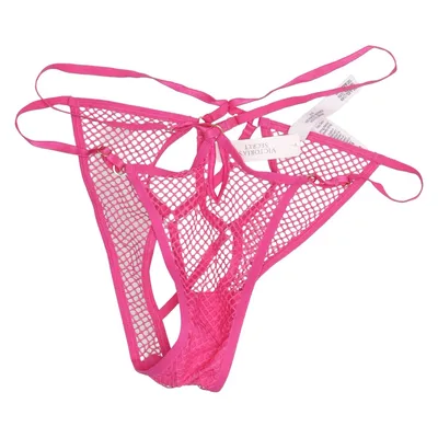Strings (Rose) de Victoria's Secret Coton, Élasthane, Polyamide