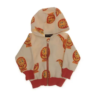 Huvtröja (Beige, Röd, Flerfärgad) från Mini Rodini Bomull