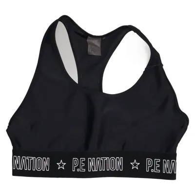 Sports bra (Black) from P.E Nation Elastane, Polyester