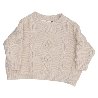 Trui (Beige) van Petit Filippe Katoen