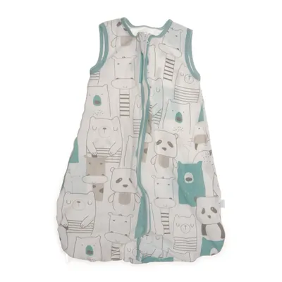 Swaddle sack (White, Multicolored) Cotton
