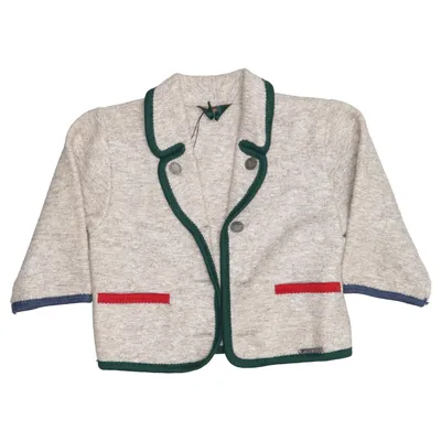 Blazer (Beige, Flerfarvet) fra Giesswein Bomuld, Uld