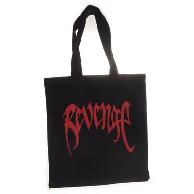 Canvas tas (Zwart, Rood) van Revenge