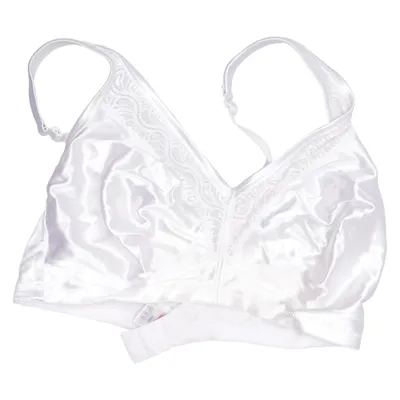 Bralette (White) from Glamorise Elastane, Polyamide