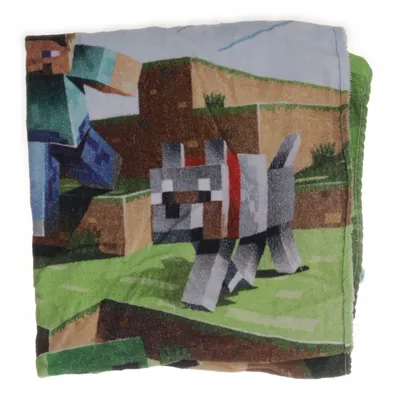 Handduk (Grön, Flerfärgad) från Minecraft