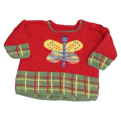 Sweater (Red, Green, Multicolored)