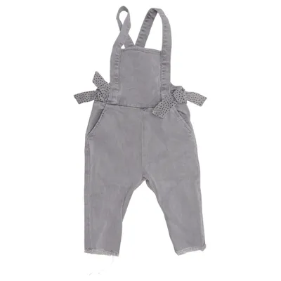 Salopette (Gris) de Zara BabyGirl Coton, Élasthane, Lyocell