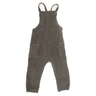 Hängselbyxor (Grå) från Lindex Baby Bomull, Elastan, Polyester