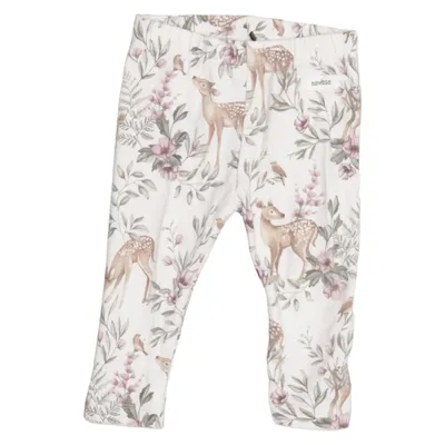 Leggings (White, Multicolored) from Newbie by KappAhl Cotton, Elastane
