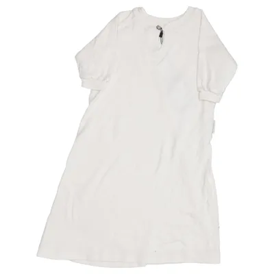 Débardeur de nuit (Blanc) de Minimundus Coton biologique, Polyester