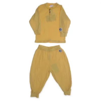 Pyjamas (Gul) från Polarn & Pyret Bomull