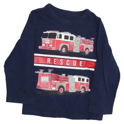 Lange mouwen shirt (Blauw, Rood, Wit) van BabyGap Katoen