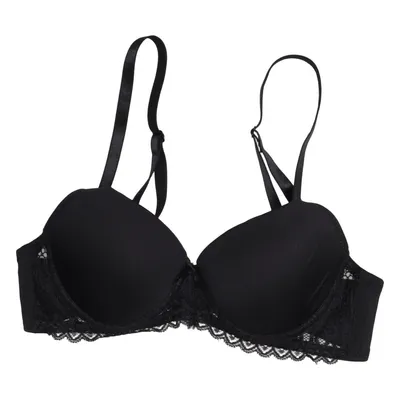 Soutien-gorge (Noir) de Emilia Élasthane, Polyamide