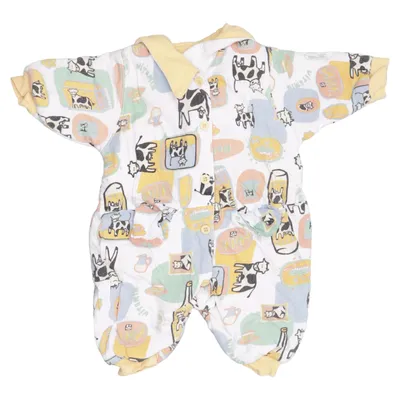Barboteuse (Blanc, Jaune, Multicolore) de H&M Baby Coton