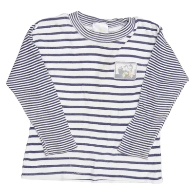 T-shirt à manches longues (Bleu, Blanc) de Up 2 to by H&M Coton