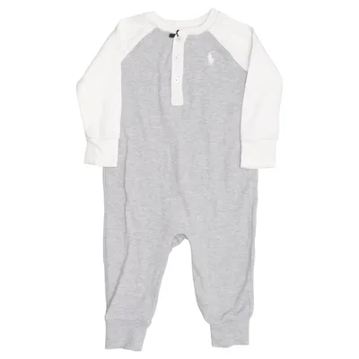 Rompers (Gray, White) from Ralph Lauren Cotton