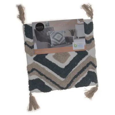 Kuddfodral (Grön, Beige, Vit) från Home Creation Bomull