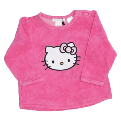Langarmshirt (Hello Kitty) von H&M x Hello Kitty Baumwolle, Polyester