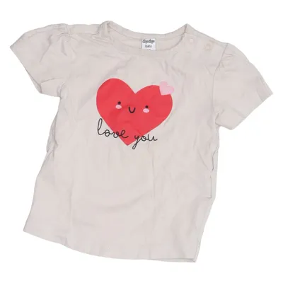 T-shirt (Beige, Flerfärgad) från Dopo Dopo Baby Bomull