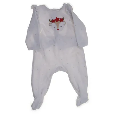 Rompers (White, Red) from Obaïbi Cotton