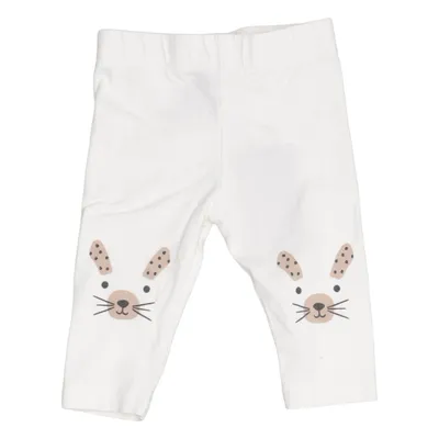 Leggings (Wit) van Newbie by KappAhl Katoen, Elastaan