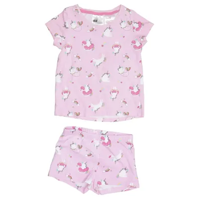 Pyjama (Rose, Multicolore) de H&M Coton