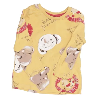 T-shirt à manches longues (Jaune, Multicolore) de So Cute Coton