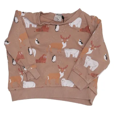 Sweatshirt (Brun, Flerfarvet) fra Alana Økologisk bomuld