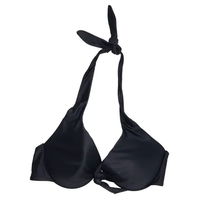 Bikini top (Black) from H&M Swimwear Elastane, Polyamide