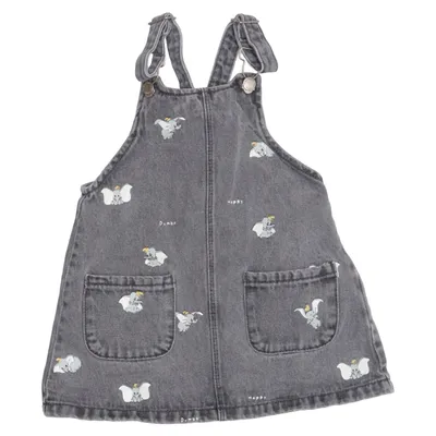 Dungaree dress (Gray) from Zara Baby Cotton