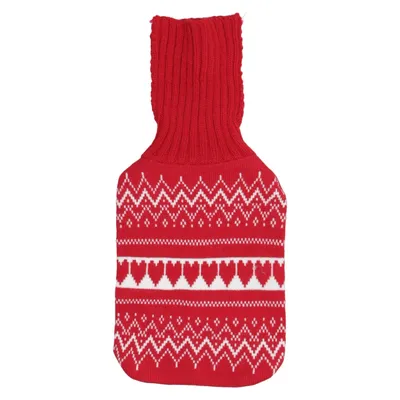 Heating pillow (Red, White) Acrylic, Elastane, Polyester