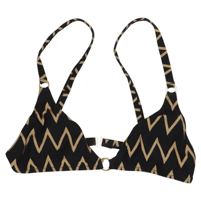 Bikini top (Zwart, Beige) van Melissa Odabash Elastaan, Polyamide