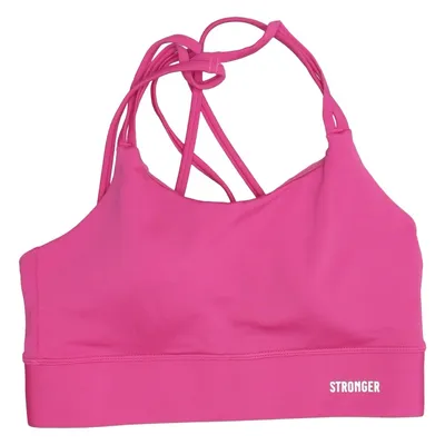 Sports bra (Pink) from Stronger Elastane, Recycled polyester