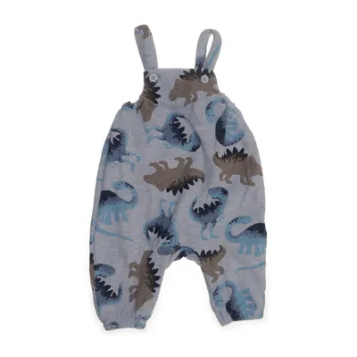 Hängselbyxor (Grå, Blå, Brun) från ICA I Love Eco Elastan, Ekologisk bomull, Polyester