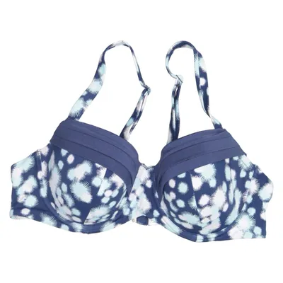 Haut de bikini (Bleu, Blanc) de Femilet Élasthane, Polyamide
