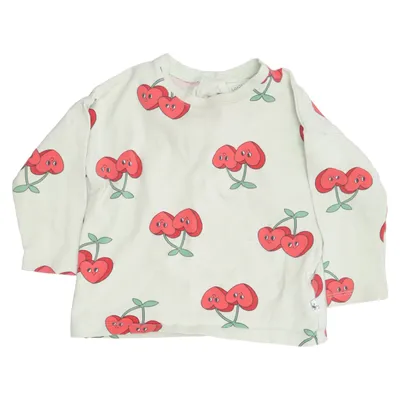 Långärmad t-shirt (Grön, Flerfärgad) från Lindex Baby Bomull, Elastan
