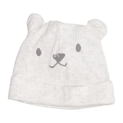 Beanie (Gray) from ICA I Love Eco Elastane, Organic cotton, Viscose