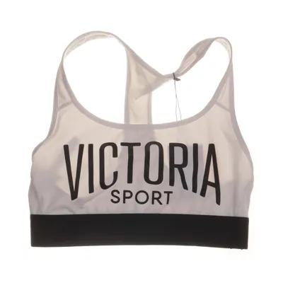 Sports bra (White, Black) from Victoria Sport Elastane, Polyester