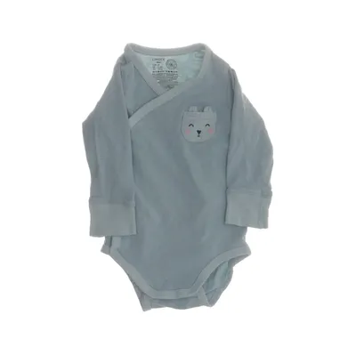 Body (Blue) from Lindex Baby Cotton, Elastane
