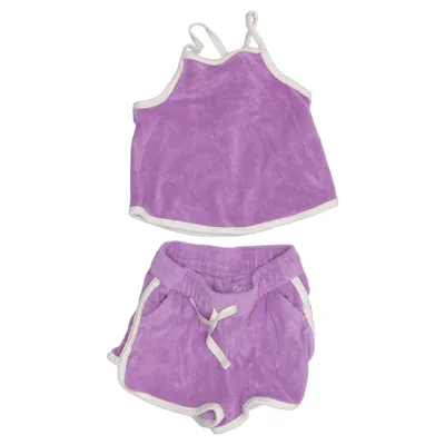 Set (Lila) van Cat & Jack Katoen, Polyester