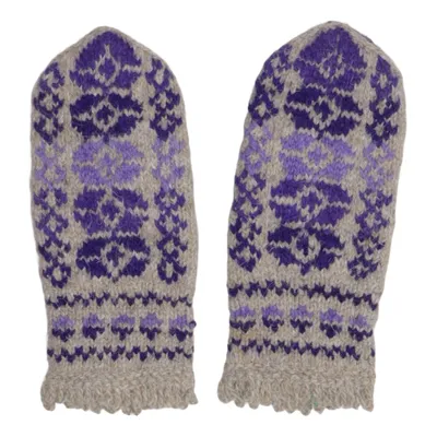 Mittens (Gray, Purple, Multicolored)