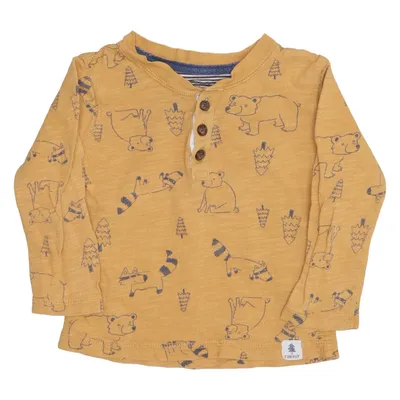 Långärmad t-shirt (Brun, Flerfärgad) från Carter's Bomull