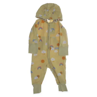 Onesie (Groen, Meerkleurig) van Polarn O. Pyret Katoen, Elastaan