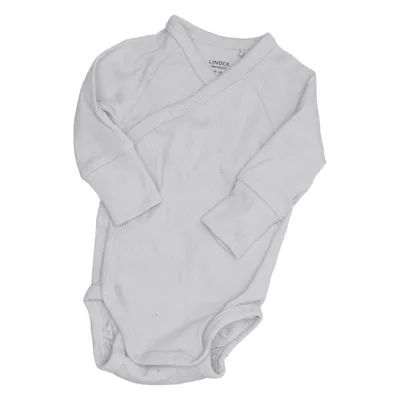 Body (Grå) fra Lindex Newborn Bomuld, Elastan