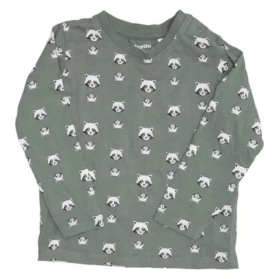 Long sleeve T-shirt (Green) from Lupilu Organic cotton