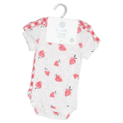 Romper (Grijs, Rood, Wit) van Sanetta Katoen