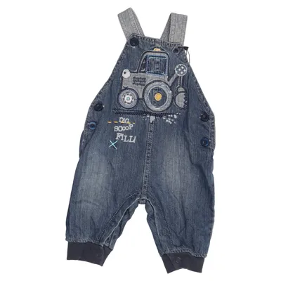 Salopette (Bleu) de Babaluno Coton