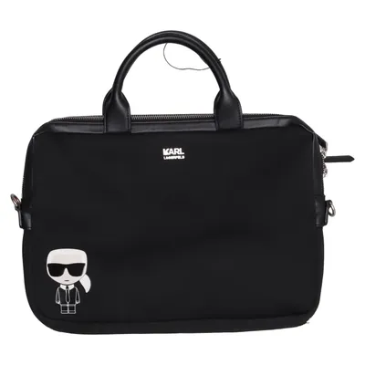 Sac d'ordinateur (Noir) de Karl Lagerfeld Polyuréthane