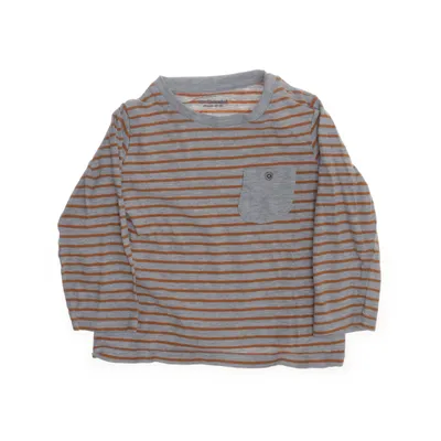 Långärmad t-shirt (Grå, Gul) från Vertbaudet Bomull, Viskos